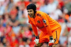 Petr Čech v utkání Liverpool vs. Arsenal