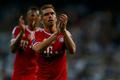 LM, Real-Bayern: Philipp Lahm (vpředu) a Jerome Boateng