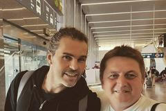 Jaromír Jágr s fanouškem