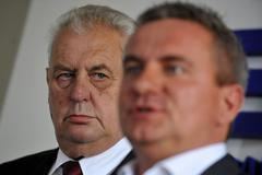 Miloš Zeman Vratislav Mynář 2012