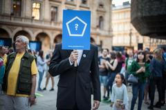 Prezident 21 - happening - poutací