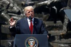 Donald Trump projev ve Varšavě Polsko