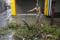 Tajfun Soudelor zasáhl Tchaj-wan