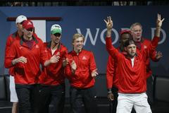 Hrátky na mrtvoly i mexické vlny. Tým světa na Laver Cupu navzdory porážkám řádil