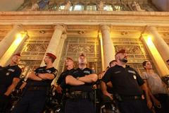 Nádraží Keleti v Budapešti - uprchlíci