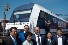 Z terminálu společnosti Metrans v Praze vyjel 19. července první přímý vlak z ČR do Číny.