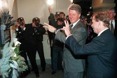 Clinton v Praze 1994