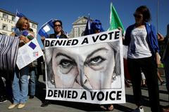 Theresa Mayová ve Florencii