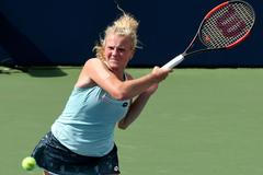 Kateřina Siniaková na turnaji v Torontu 2017