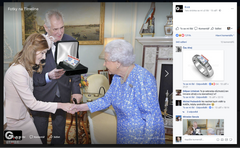 Co měl dát Zeman královně? Máslo. Cena mléčného výrobku baví internet