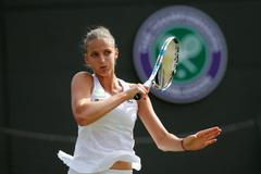 První kolo Wimbledonu 2017: Karolína Plíšková