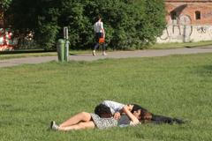 ilustrační fotografie, park, 2017