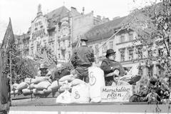 Marshallův plán 1. máj 1948 Václavské náměstí