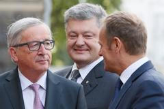 Junker, Porošenko a Tusk