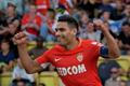Radamel Falcao (Monako) slaví gól proti Štrasburku