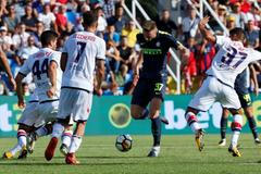 Milan Škriniar z Interu v zápase proti Crotone