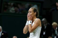Magdalena Rybáriková ve čtvrtfinále Wimbledonu 2017