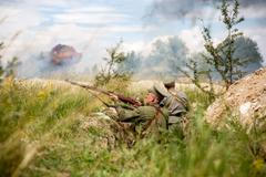 Rozsáhlá rekonstrukce bitvy u Zborova připomněla sté výročí