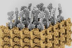 Čeští vědci dokázali sestavit pole molekulárních motorů reagujících na světlo