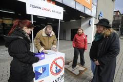 Sběr podpisů - Zeman znovu na Hrad