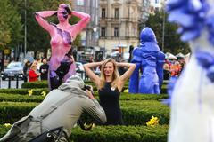 VáclavArt - Výstava soch na Václavském náměstí od studentů AVU