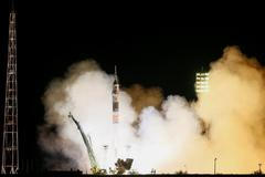 Start ruské kosmické lodě Sojuz MS-06