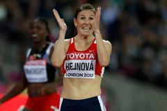 Zuzana Hejnová během semifinále MS 2017