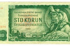 Stokoruna 100 korun československých bankovka 1961