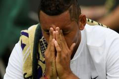 Nick Kyrgios na Wimbledonu 2017