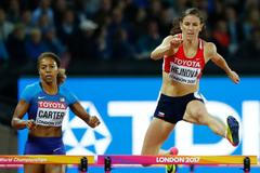 Zuzana Hejnová během semifinále MS 2017