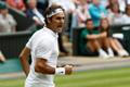 Roger Federer v semifinále Wimbledonu 2016