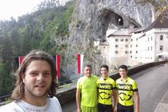 Milan Dzuriak na cestě přes Alpy