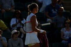 Petra Kvitová v druhém kole Wimbledonu 2017