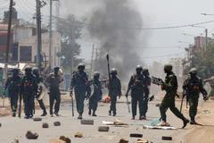 Policisté zakročili proti demonstrantům v Kisumu.