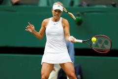 První kolo Wimbledonu 2017: Angelique Kerberová