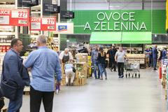 Představení nového konceptu prodejny MAKRO Stodůlky - MAKRO inspirace; plus ilustrační foto nákupy, zboží, ceny, slevy