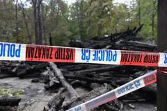 Kostel Božího Těla. Požár.