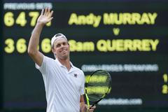 Sam Querrey slaví postup do semifinále Wimbledonu 2017