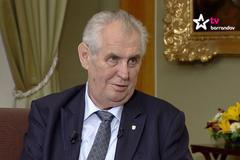 Miloš Zeman v TV Barrandov