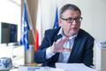 Lubomír Zaorálek, ministr zahraničí, při rozhovoru