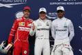 F1 2017, VC Rakouska: Sebastian Vettel, Valtteri Bottas a Lewis Hamilton