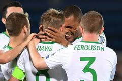Radost fotbalistů Severního Irska v San Marinu