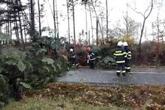Následky silné vichřice v Olomouckém kraji