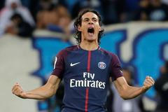 Edinson Cavani slaví vyrovnávací trefu