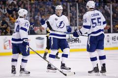 Andrej Šustr slaví branku v NHL 2017-18