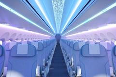 Nejširší letadlová kabina a luxusní záchodky. Airbus odhalil nový interiér rodiny A320