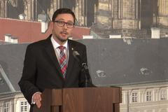 Tisková konference Jiřího Ovčáčka