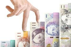 Koruna, měna, peníze - ilustrační foto