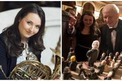 Hornistka Kateřina Javůrková - koláž