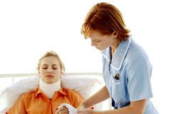 Zaměstnání zdravotnictví nemoc ošetření nemocnice sestřička ilustrační snímek